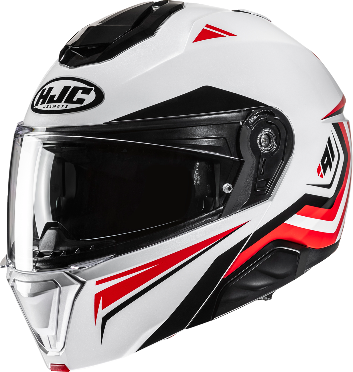 HJC I91 TRICUS WH/RD LG 0000449223