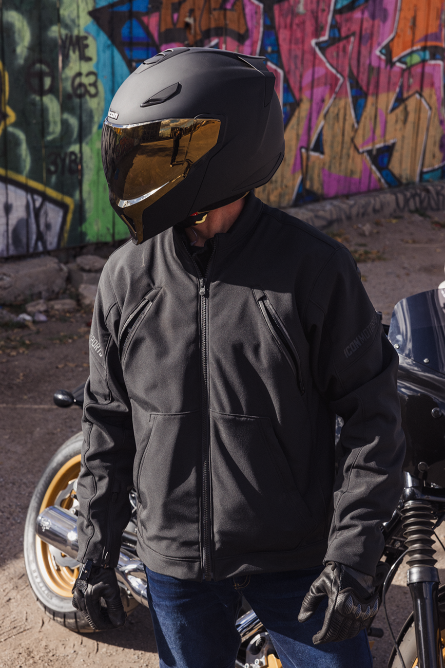 ICON THRESHOLD MATTE BLACK XL 0100-2695