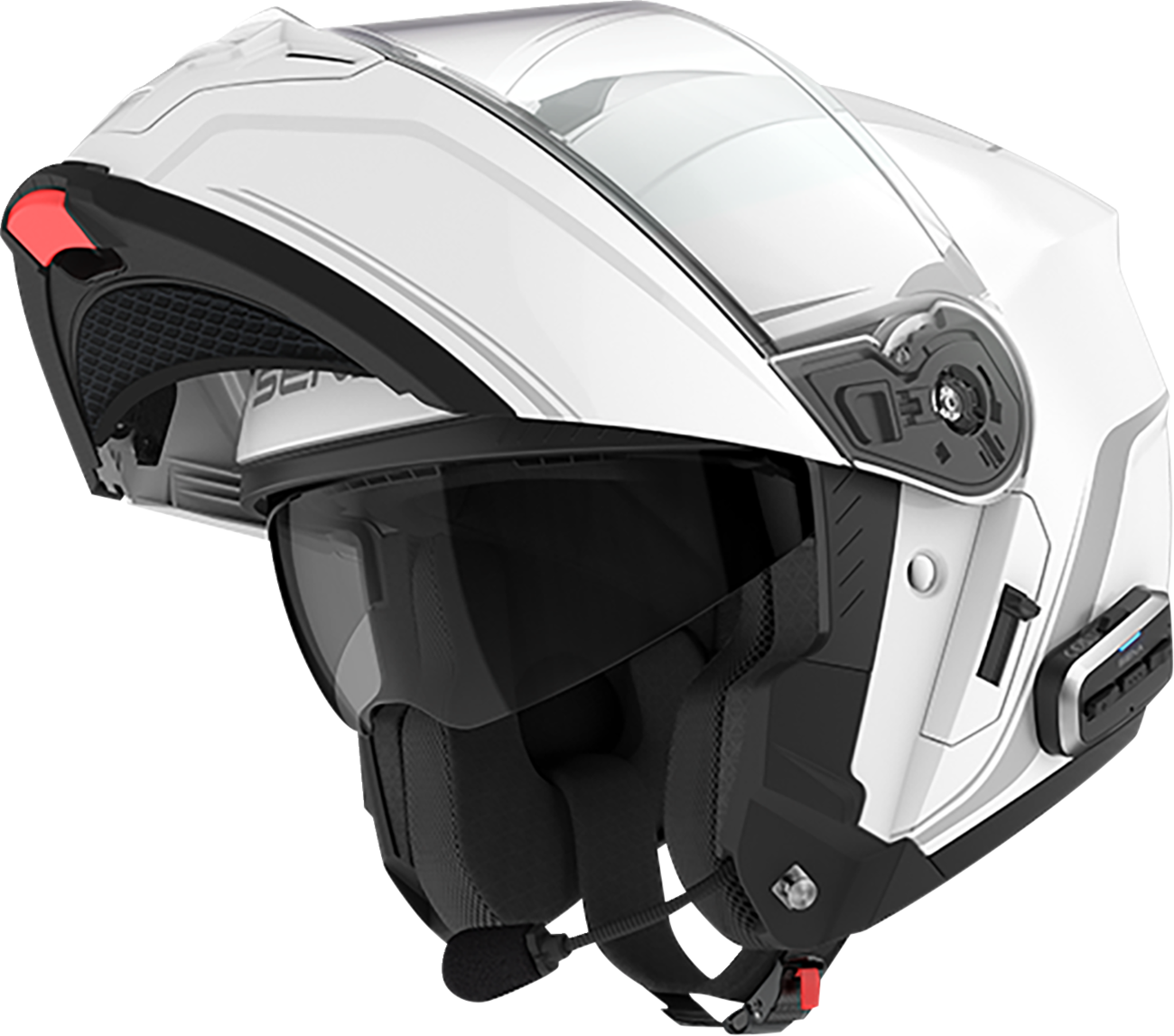 SENA OUTRUSH 2 GLOSSY WHITE, M SIZE, DOT OUTRUSH2-GW00M1