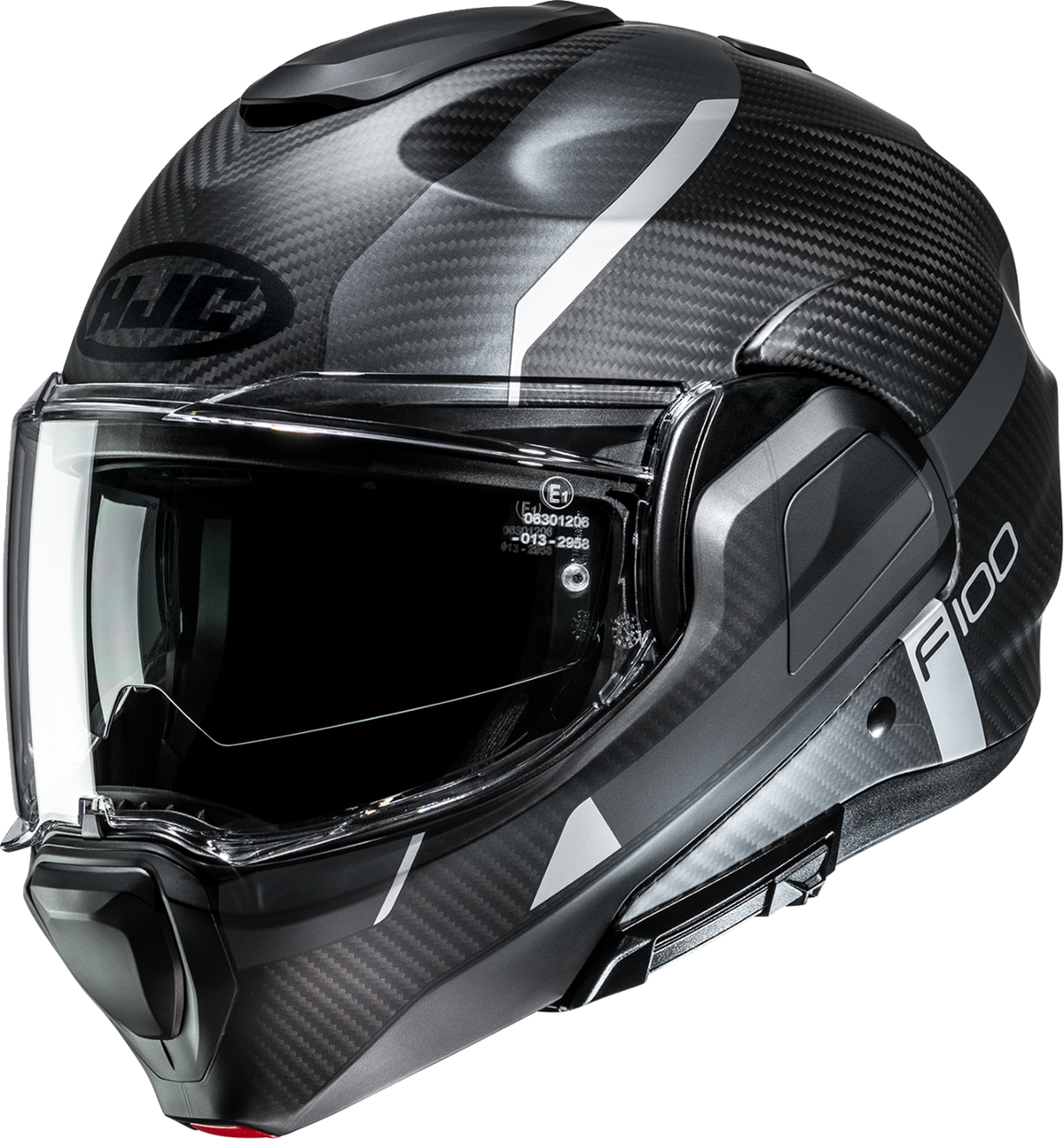HJC F100 CARBON ASKAN (MC5SF) SF BK/GY SM EB20NEP42S5V