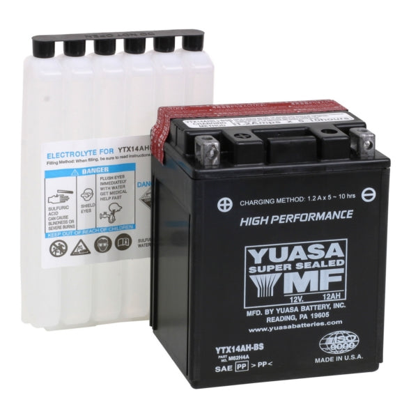 YUASA YTX14AH-F/A YUASA BATTERY YUAM72H4A