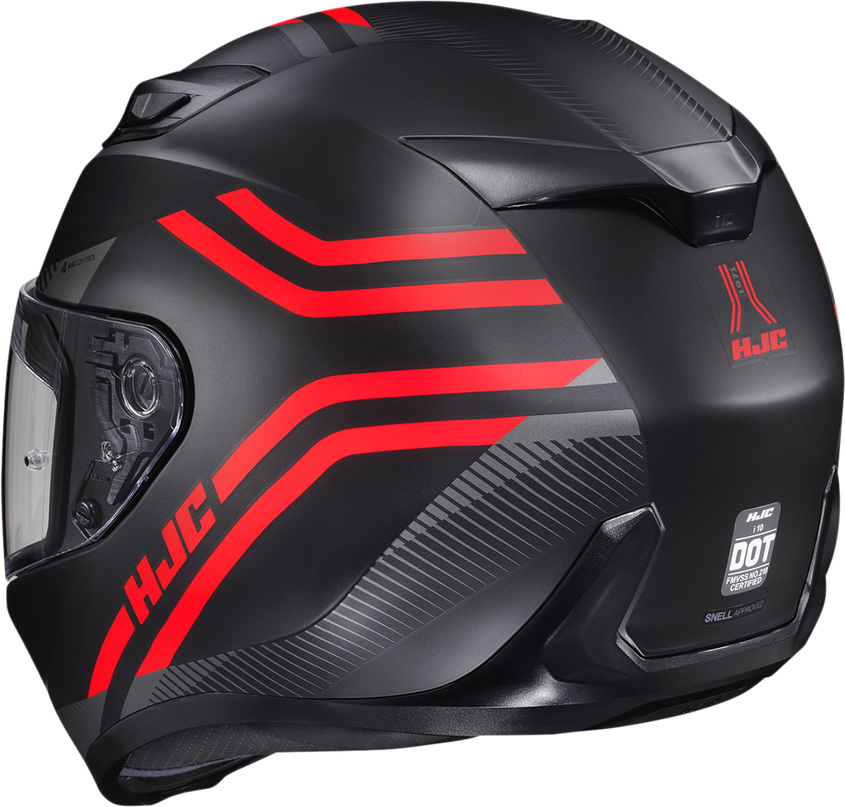 HJC I10 STRIX SF BK/RD 2X 0000349761
