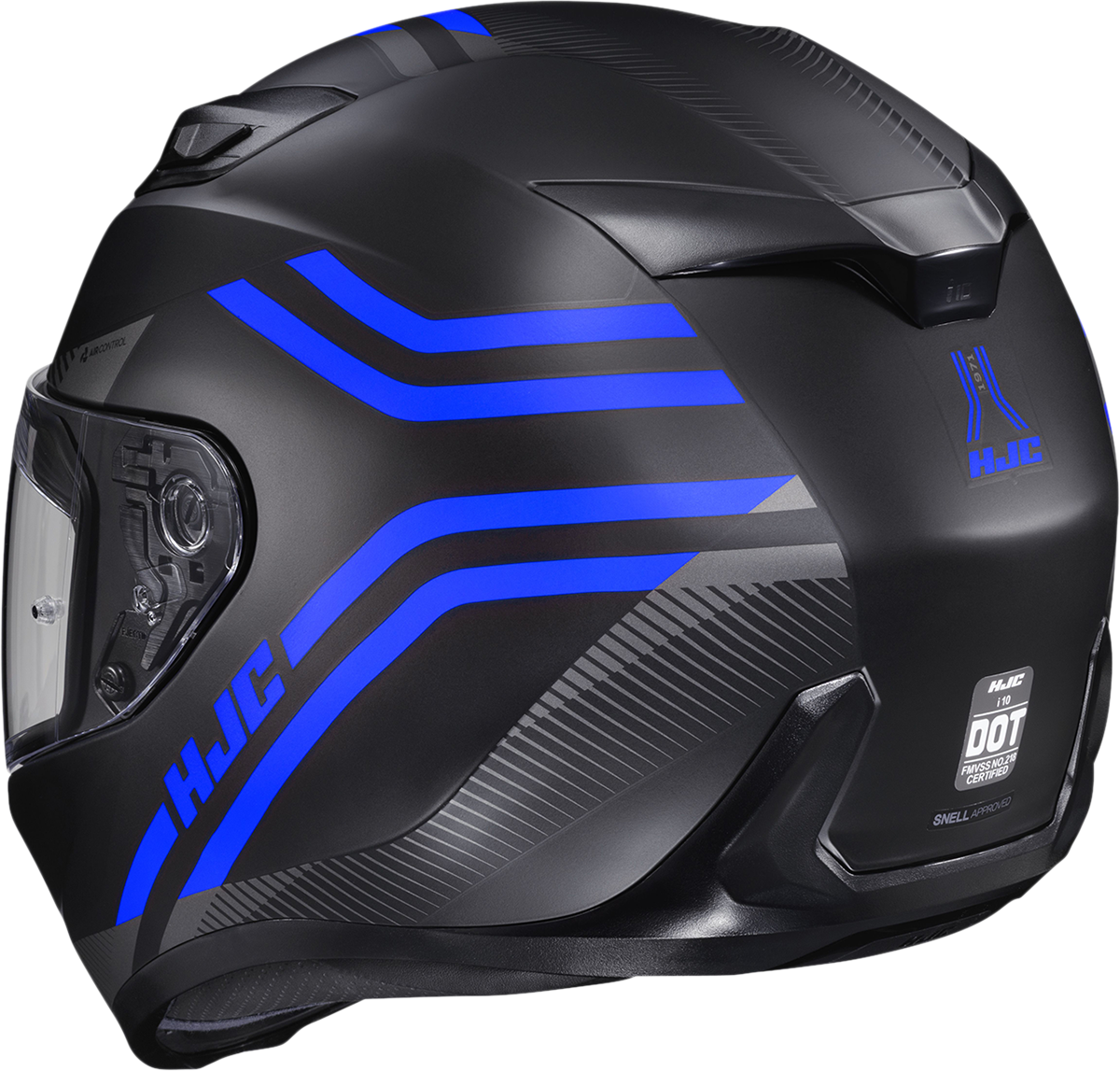 HJC I10 STRIX SF BK/BL 2X 0000349767