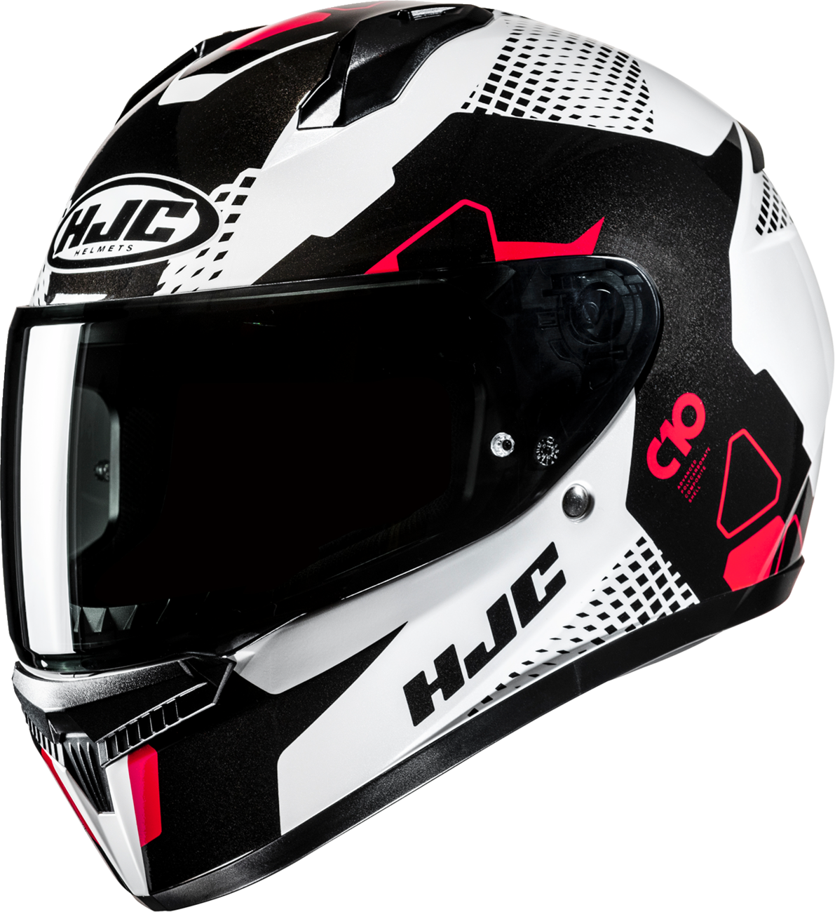 HJC C10 ASPA WH/RD LG 0000444276