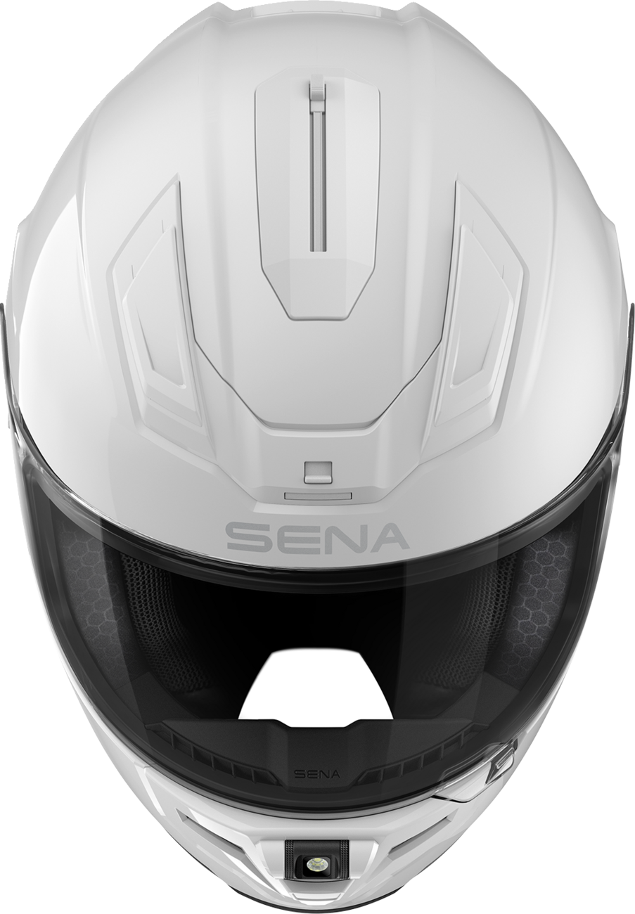 SENA PHANTOM FULL-FACE HELMET MESH GLOSSY WHITE M PHANTOM-GW00M3