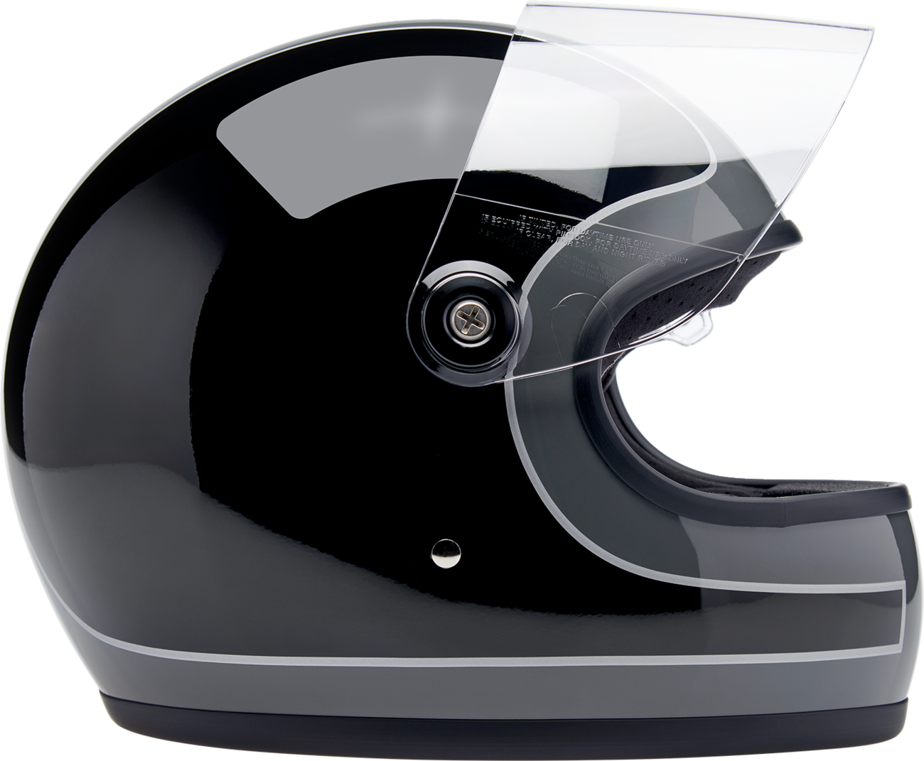BILTWELL GRINGO S STORM GREY/BLACK TRACKER LG 1003-562-504