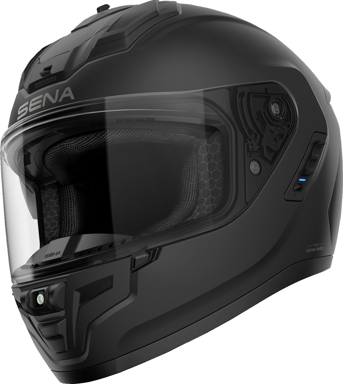 SENA PHANTOM FULL-FACE HELMET MESH MATTE BLACK L PHANTOM-MB00L3