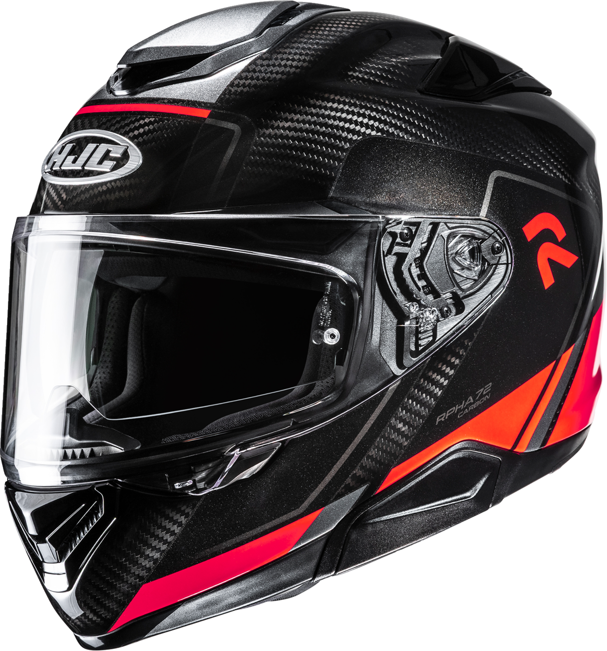 HJC RPHA 72 CARBON FYNEX BK/RD MD FB25NEP5001V