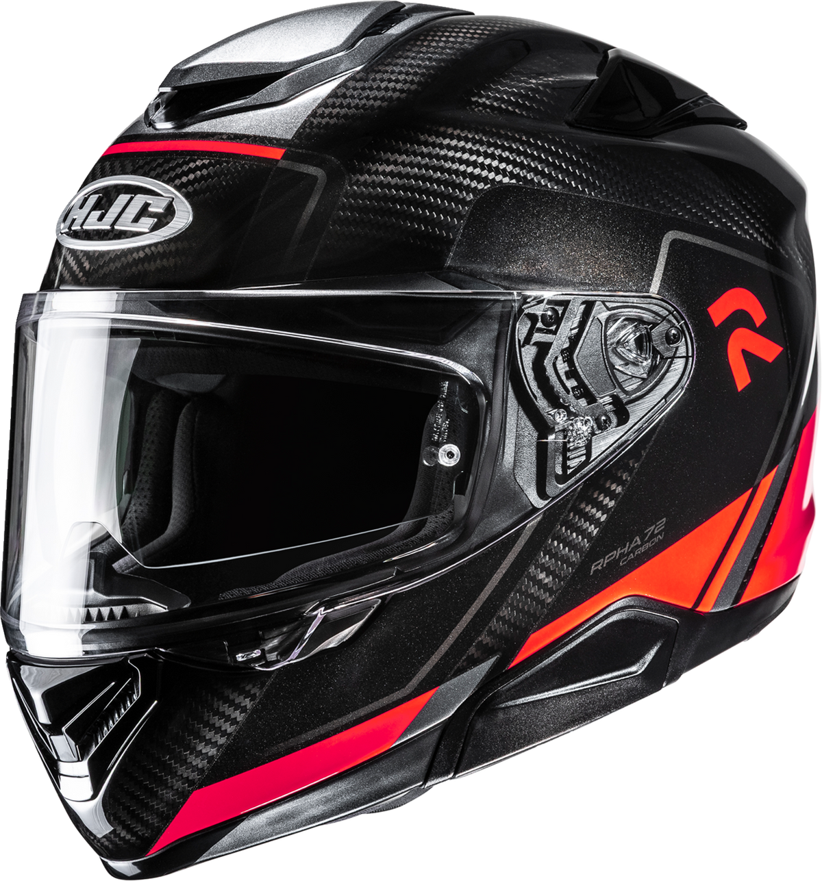 HJC RPHA 72 CARBON FYNEX BK/RD MD FB25NEP5001V