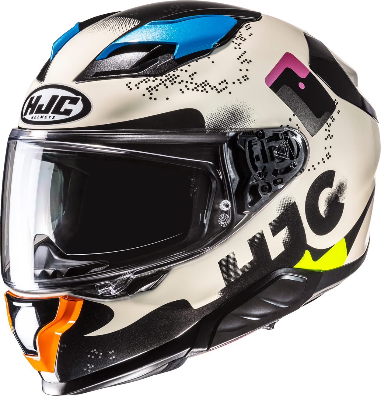 HJC F71 FACO WH/BL/RD SM FA47NEP4A28V