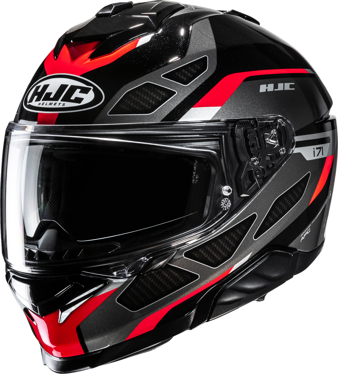 HJC I71 ZEST BK/RD MD FP55NCA5D01V