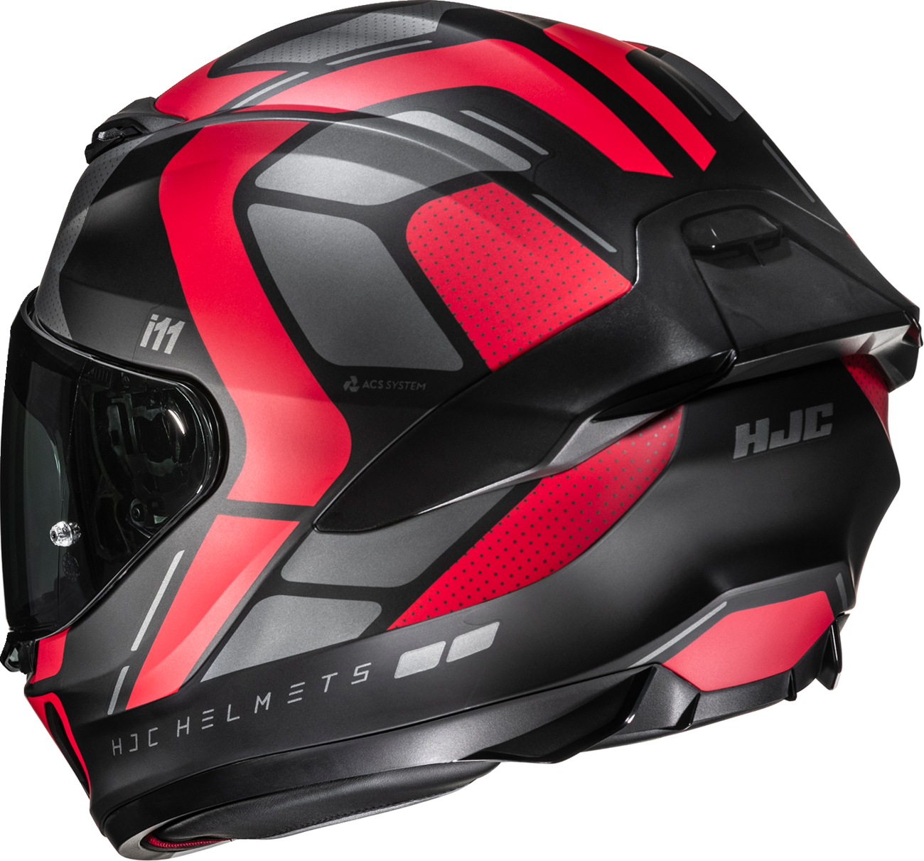 HJC I11 SUB SF BK/RD XS FP67NUS31S1V