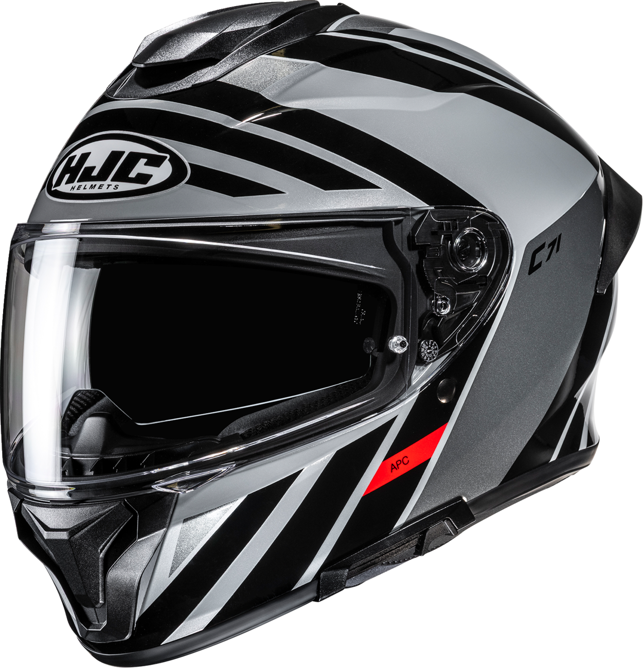 HJC C71 FABER BK/GY SM FP69NEP4205V