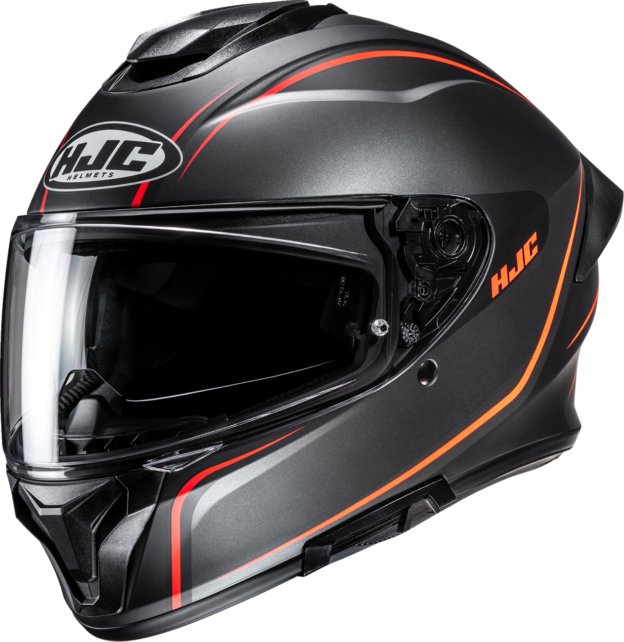 HJC C71 QUEZ SF BK/RD MD FP69NEP51S1V