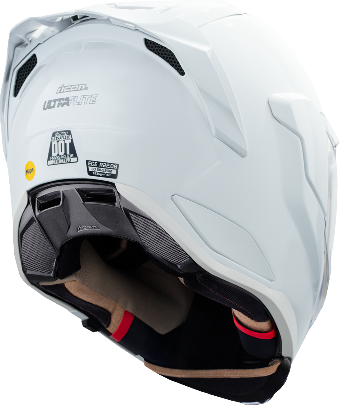 ICON ULTRAFLITE GLOSS WHITE XL 0101-19283