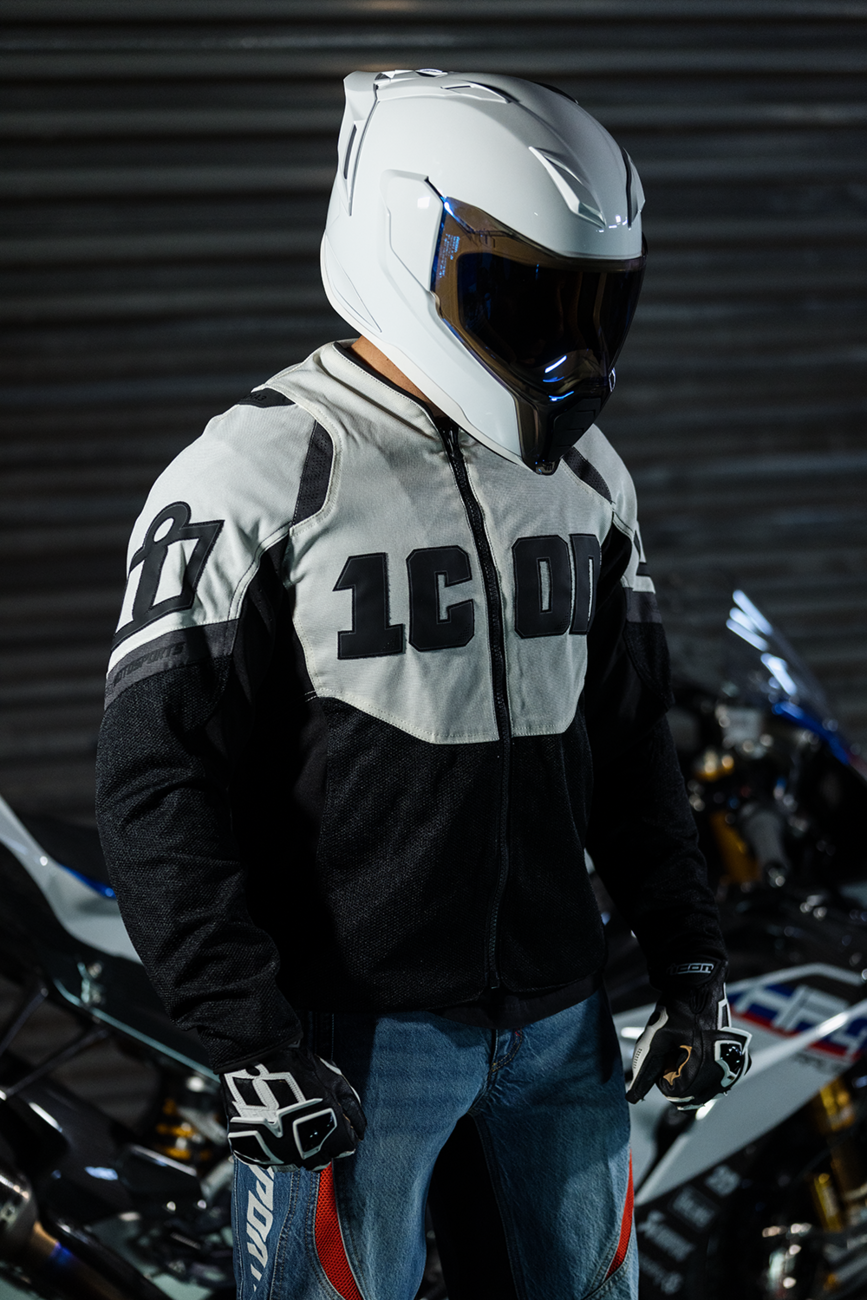 ICON ULTRAFLITE GLOSS WHITE XL 0101-19283