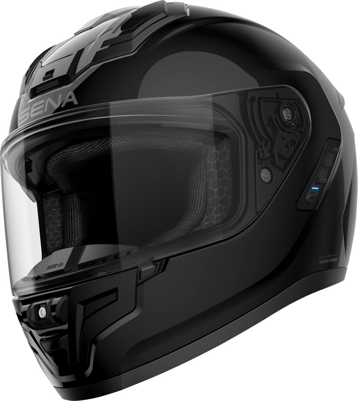 SENA PHANTOM ANC GLOSSY BLACK, M SIZE, DOT PHANTOMANC-GB00M3