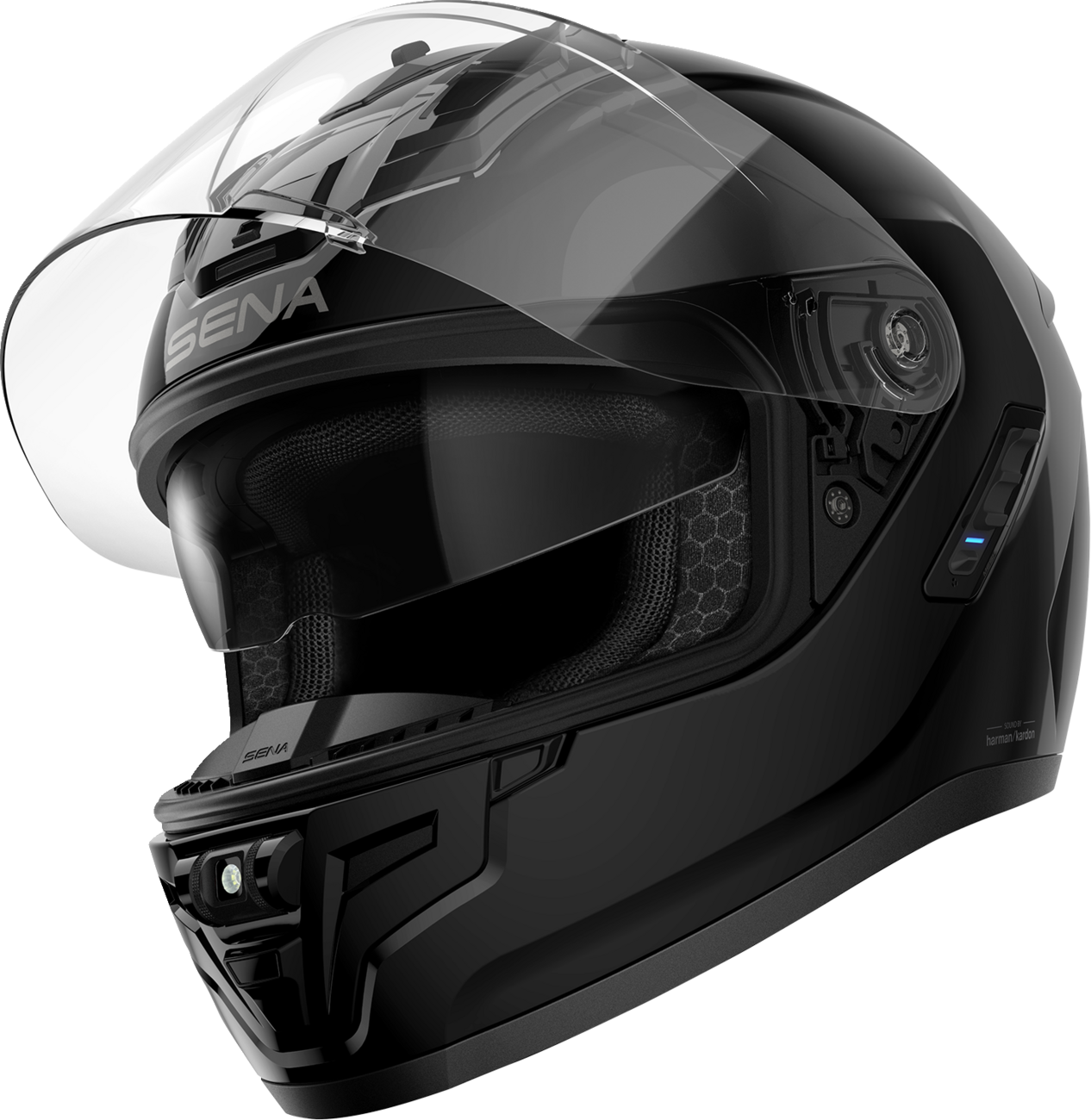 SENA PHANTOM ANC GLOSSY BLACK, M SIZE, DOT PHANTOMANC-GB00M3