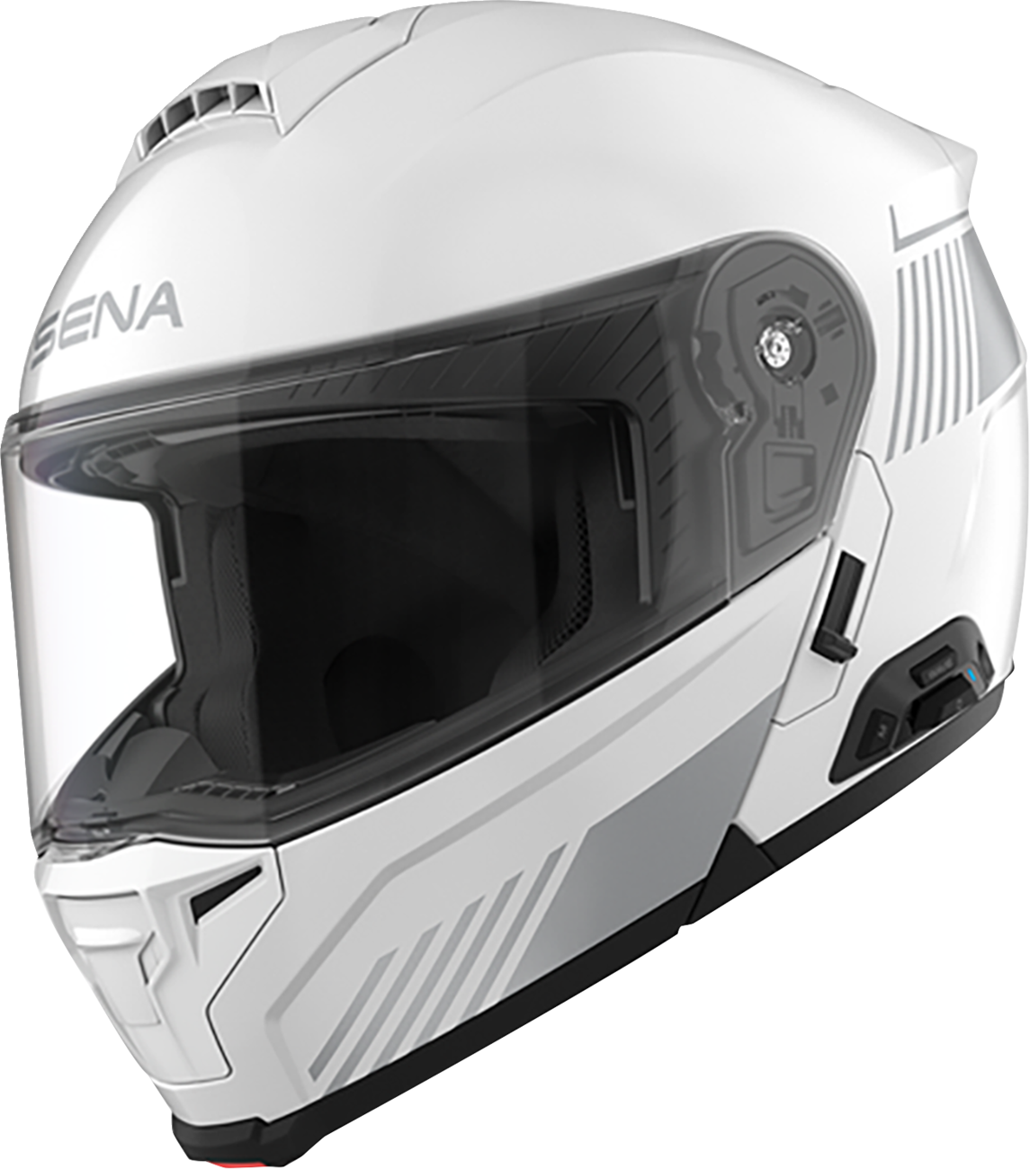 SENA SPECTER SMART FLIP-UP HELMET GLOSSY WHITE XXL DOT SPECTER-GWXXL1