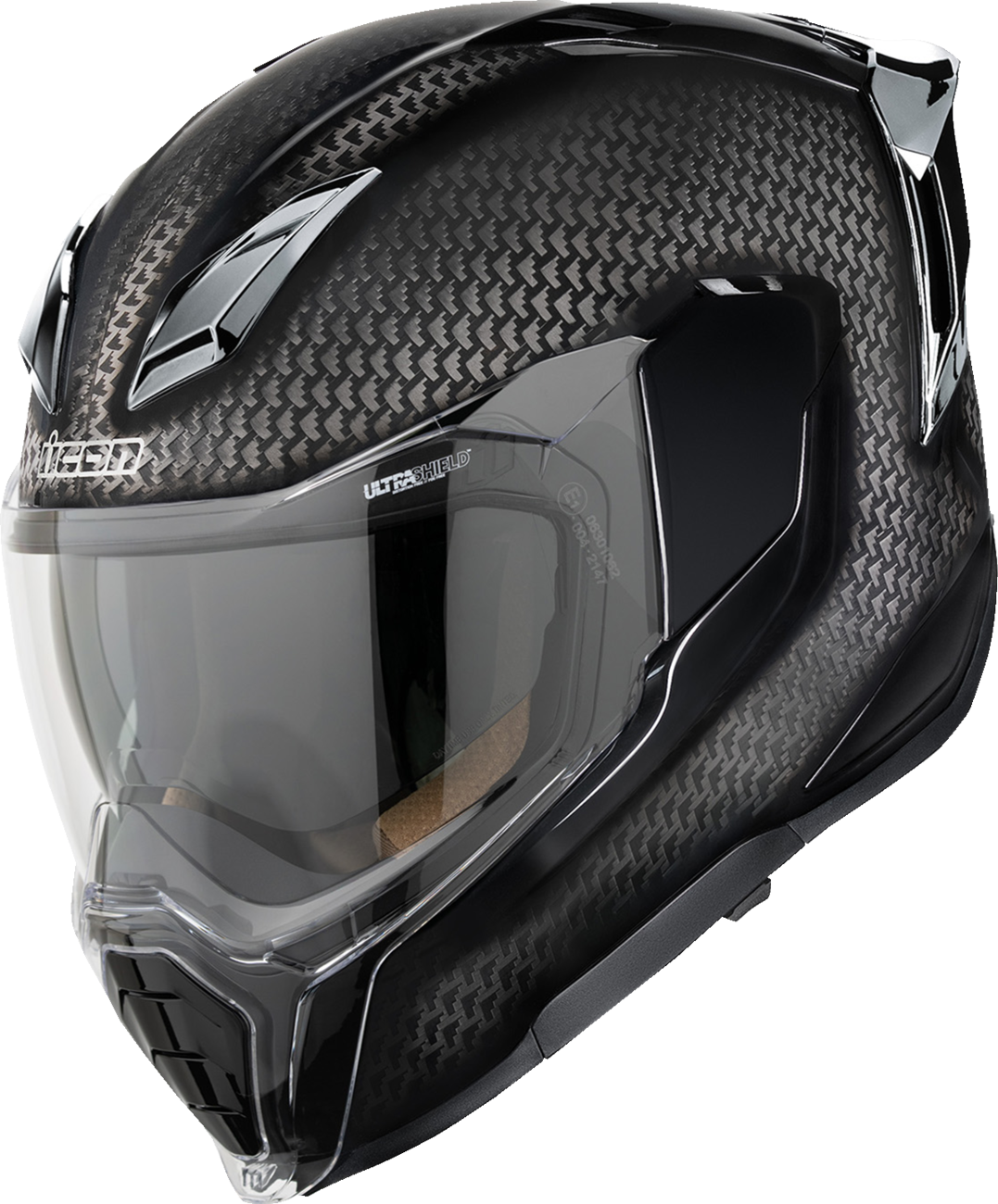 ICON ULTRAFLITE CARBON SILVER 2XL 0101-20639