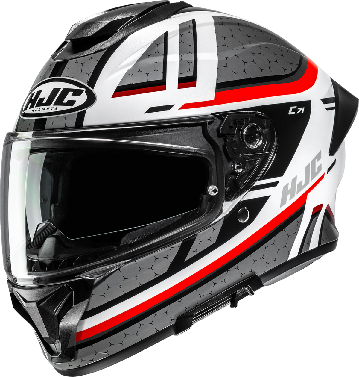 HJC C71 NOVAH (MC1) GY/WH/RD 2XL FP69NEP8601V