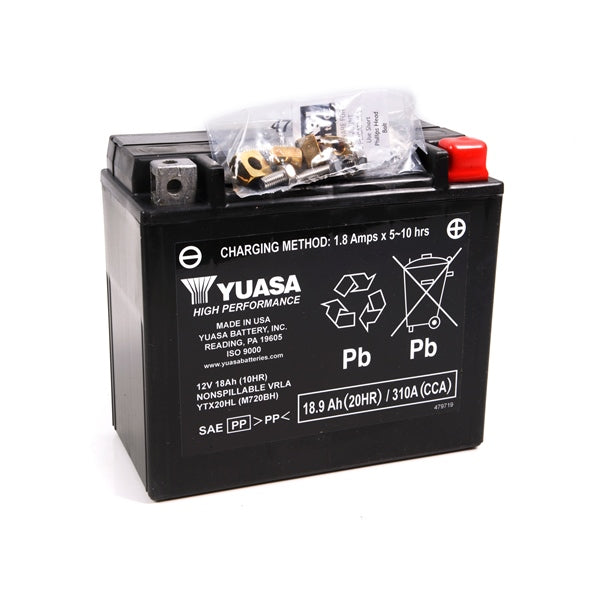YUASA YTX20HL (FA) YUASA BATTERY YUAM720BH