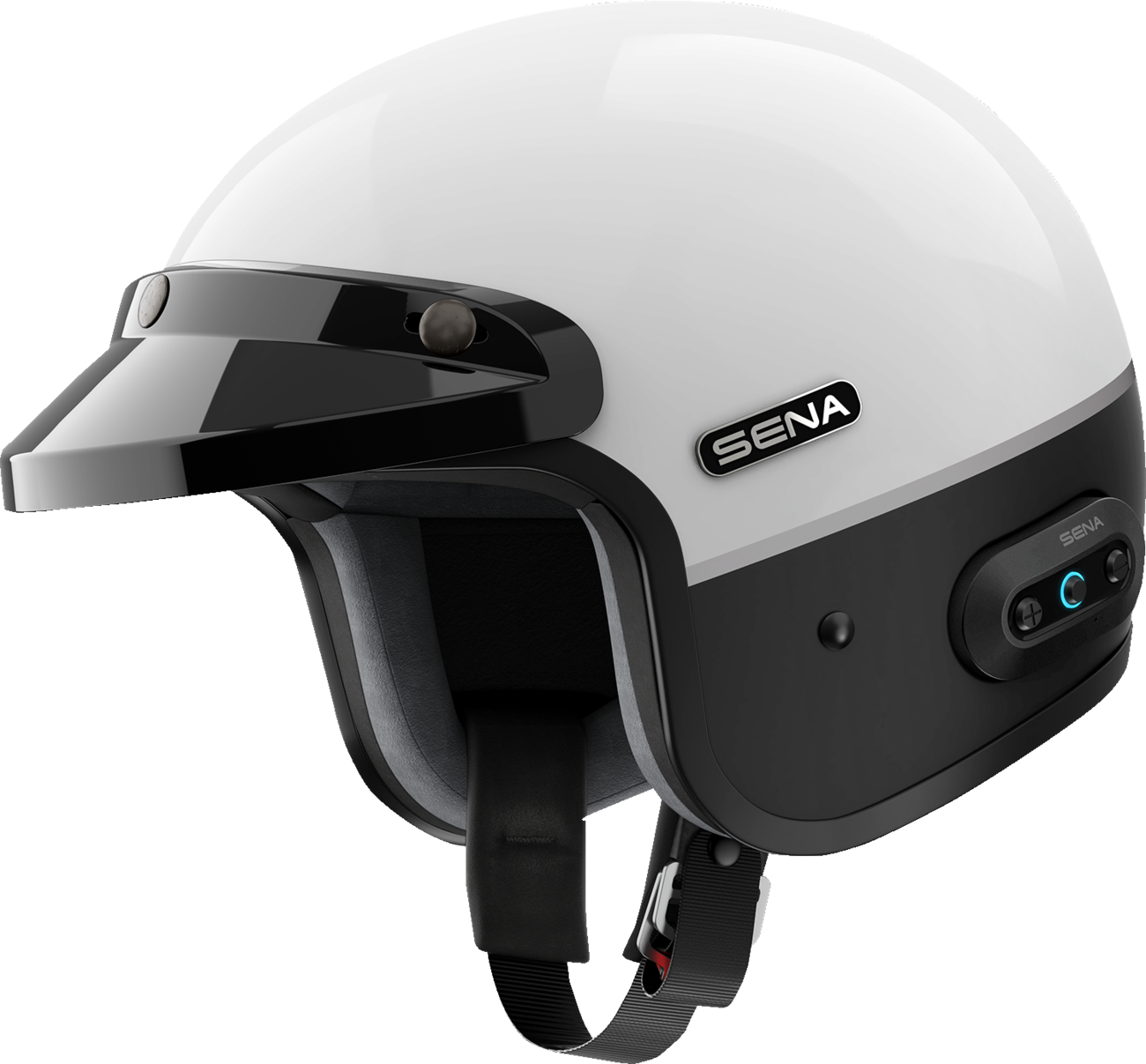 SENA SURGE OPEN-FACE MESH GLOSSY WHITE/MATTE BLACK XL SURGE-GWMB0XL3
