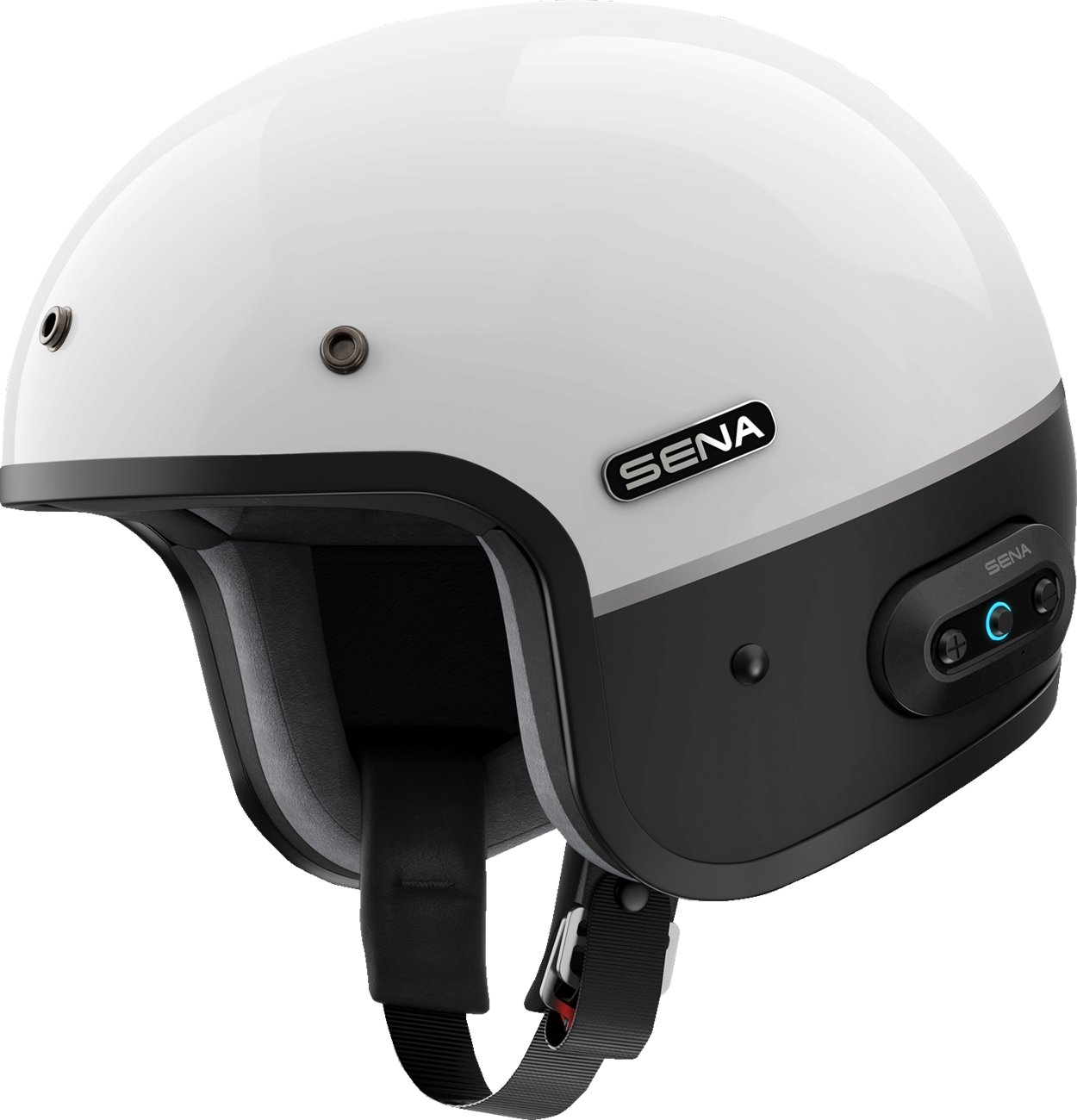SENA SURGE OPEN-FACE MESH GLOSSY WHITE/MATTE BLACK S SURGE-GWMB00S3