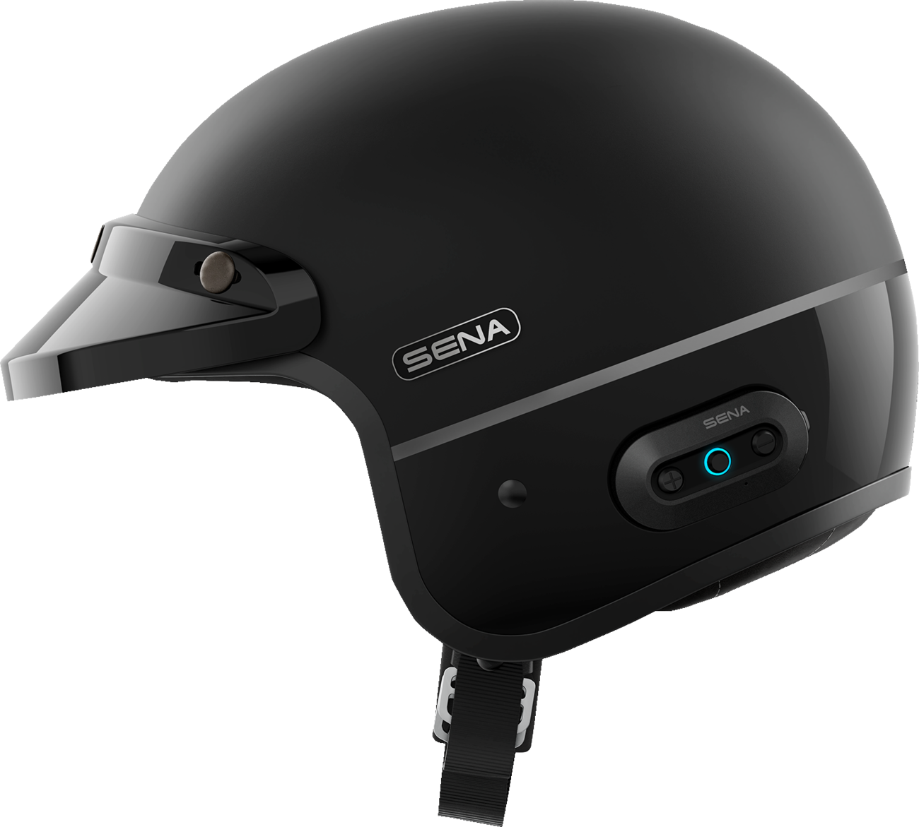 SENA SURGE OPEN-FACE MESH MATTE BLACK/GLOSSY BLACK S SURGE-MBGB00S3