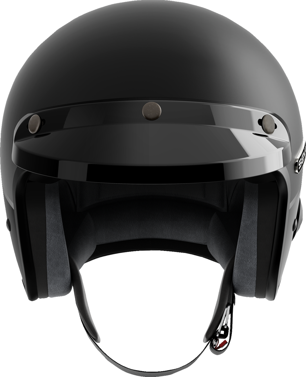 SENA SURGE OPEN-FACE MESH MATTE BLACK/GLOSSY BLACK M SURGE-MBGB00M3