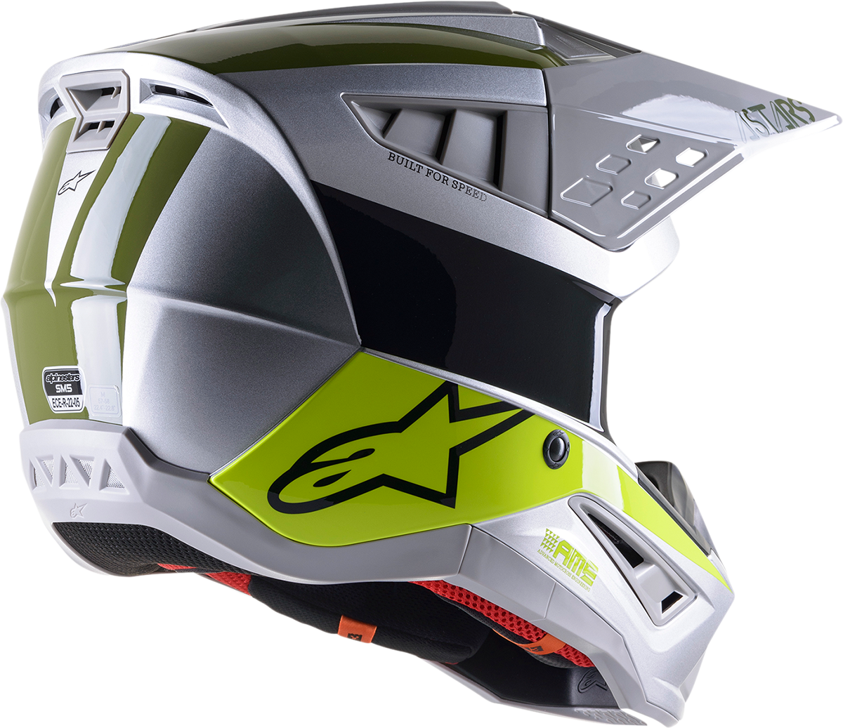 ALPINESTARS HELM SM5 BOND SL/Y/GN S 8303422-1956-S