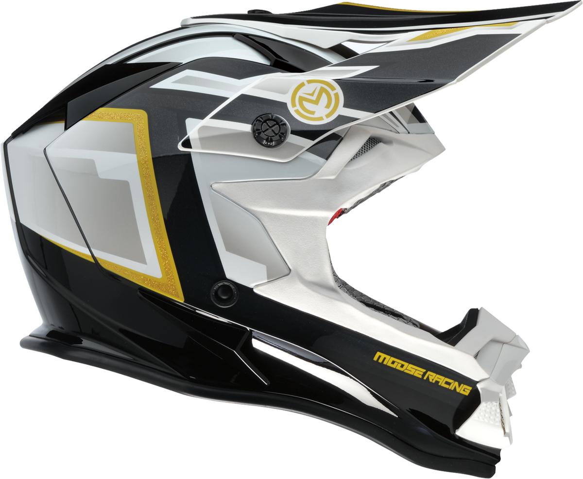 MOOSE RACING SOFTGOODS MR3 F.A.F. BLACK/WHITE/GOLD 2XL 0110-8932