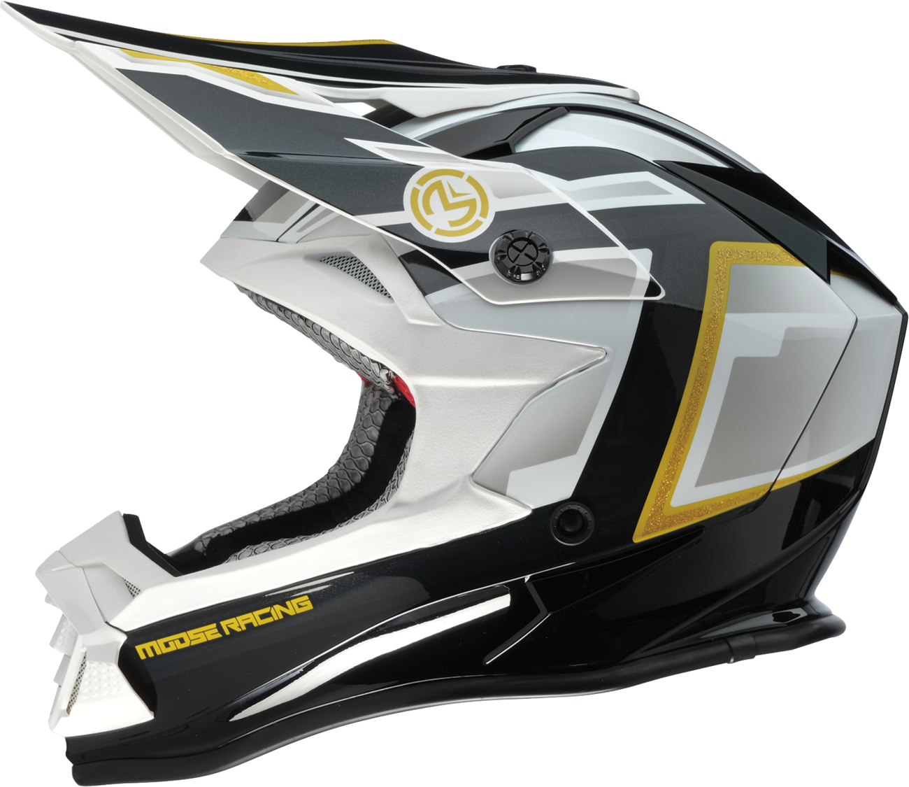 MOOSE RACING SOFTGOODS MR3 F.A.F. BLACK/WHITE/GOLD 2XL 0110-8932