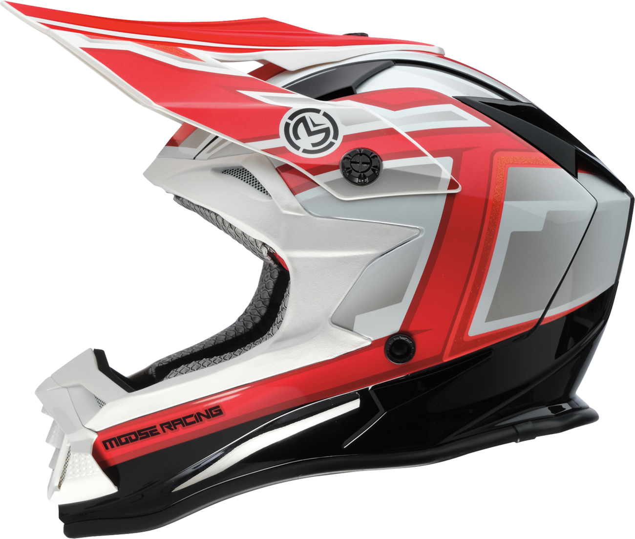 MOOSE RACING SOFTGOODS MR3 F.A.F. BLACK/WHITE/RED SM 0110-8933