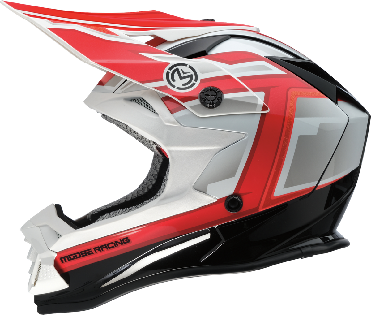 MOOSE RACING SOFTGOODS MR3 F.A.F. BLACK/WHITE/RED XL 0110-8936