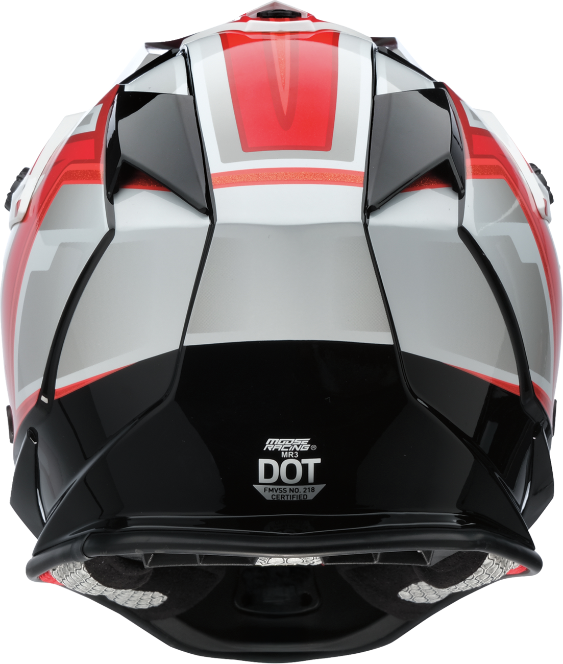 MOOSE RACING SOFTGOODS MR3 F.A.F. BLACK/WHITE/RED XL 0110-8936