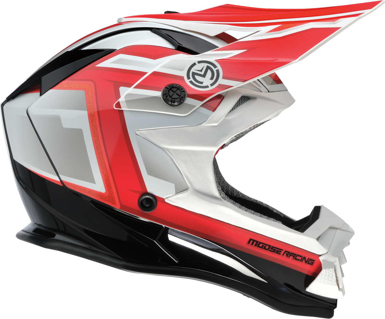 MOOSE RACING SOFTGOODS MR3 F.A.F. BLACK/WHITE/RED 2XL 0110-8937