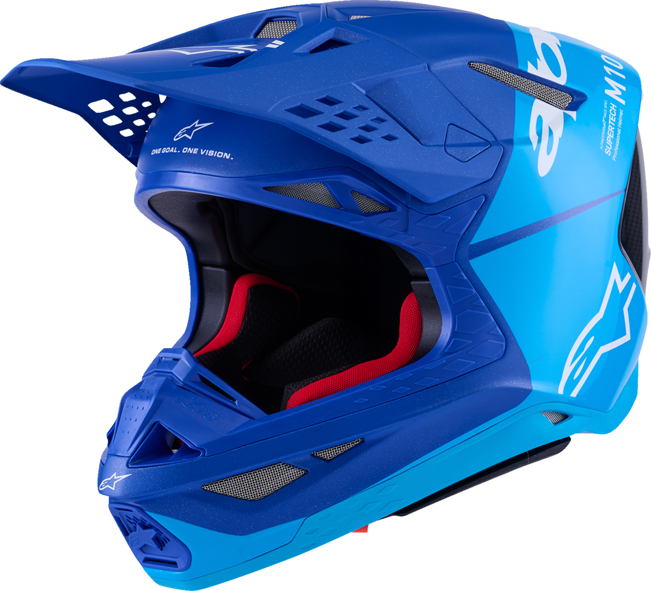 ALPINESTARS HELMET S-M10 FLOOD BLUE/BLK-CARB S 8300923-7282-S