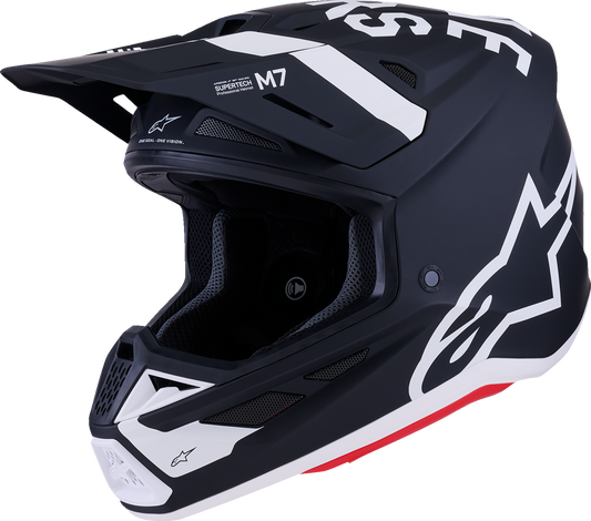 ALPINESTARS HELMET SM7 DASHER BLK/WHT M 8302126-1121-M