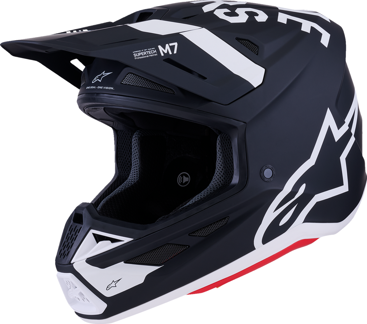 ALPINESTARS HELMET SM7 DASHER BLK/WHT S 8302126-1121-S