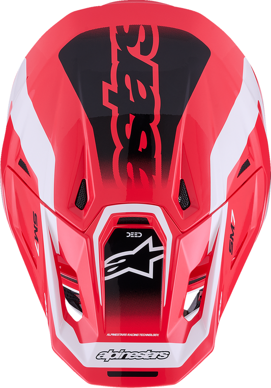 ALPINESTARS HELMET SM7 DEED RED/BLK/WH S 8302326-3139-S
