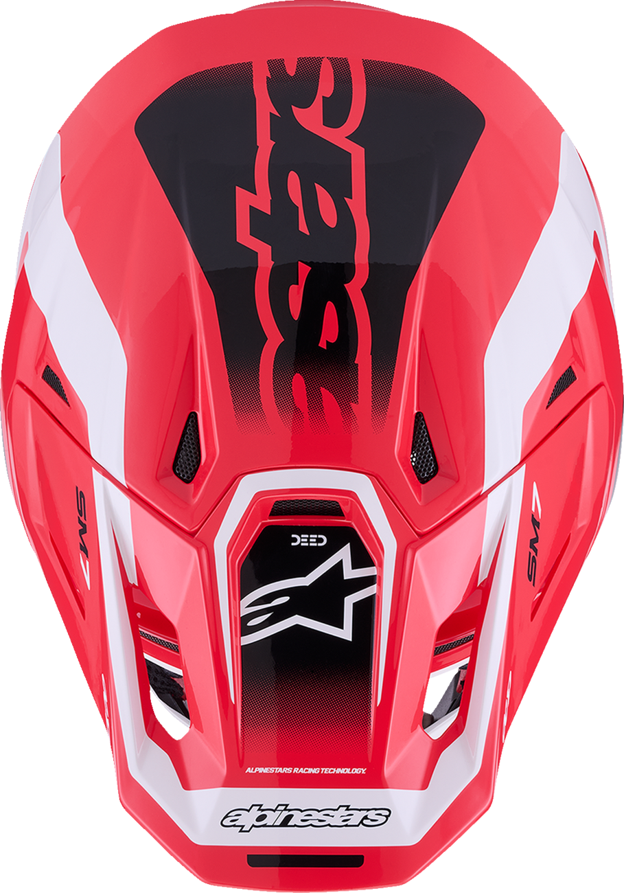ALPINESTARS HELMET SM7 DEED RED/BLK/WH XL 8302326-3139-XL
