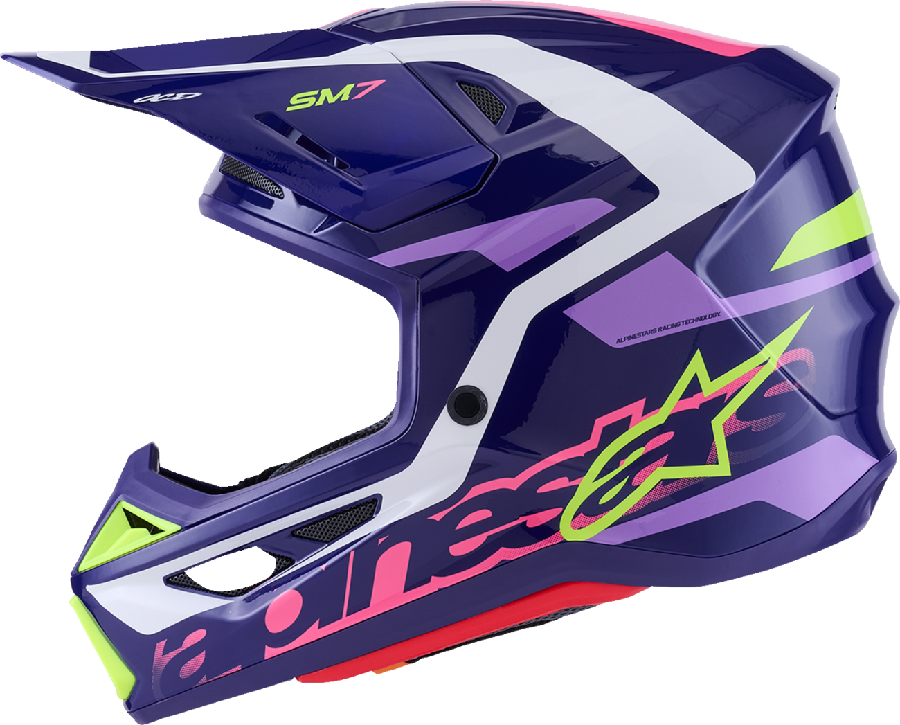 ALPINESTARS HELMET SM7 DEED PURPLE/PINK L 8302326-3142-L