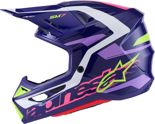 ALPINESTARS HELMET SM7 DEED PURPLE/PINK S 8302326-3142-S