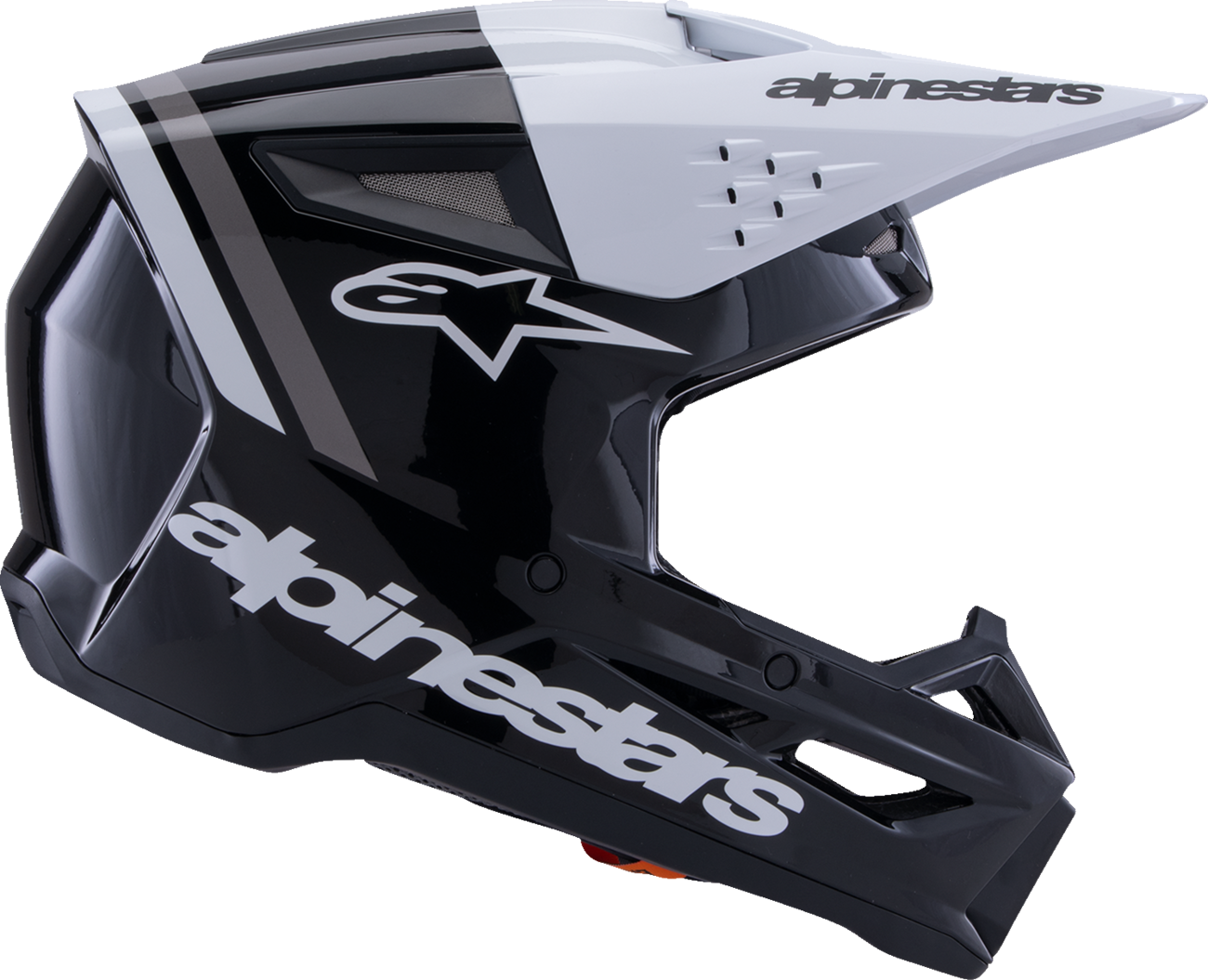 ALPINESTARS HELMET SM3 RADIUM BLK/WH/GY S 8300726-1546-S