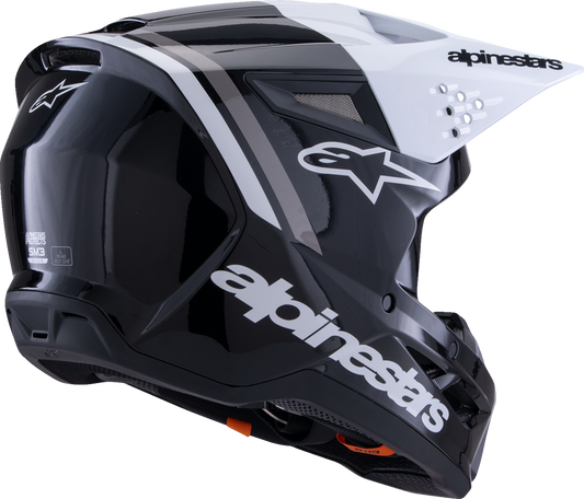 ALPINESTARS HELMET SM3 RADIUM BLK/WH/GY M 8300726-1546-M