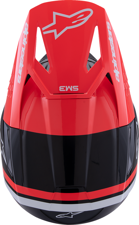 ALPINESTARS HELMET SM3 RADIUM BLK/RED/WH S 8300726-1553-S