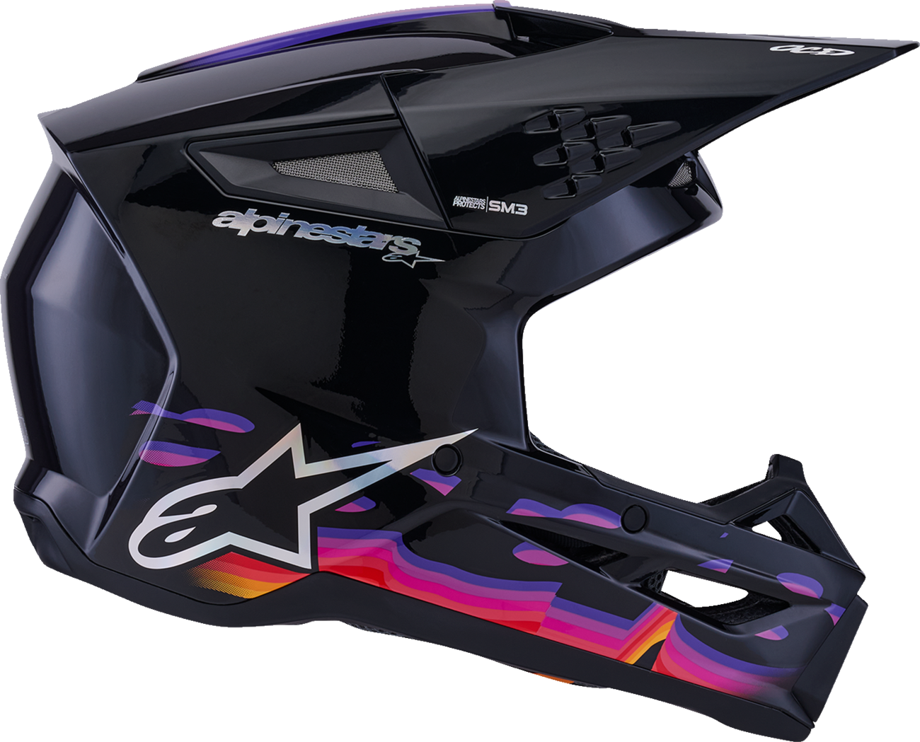 ALPINESTARS HELMET SM3 FORCE BLACK-GLOSS L 8301126-1180-L