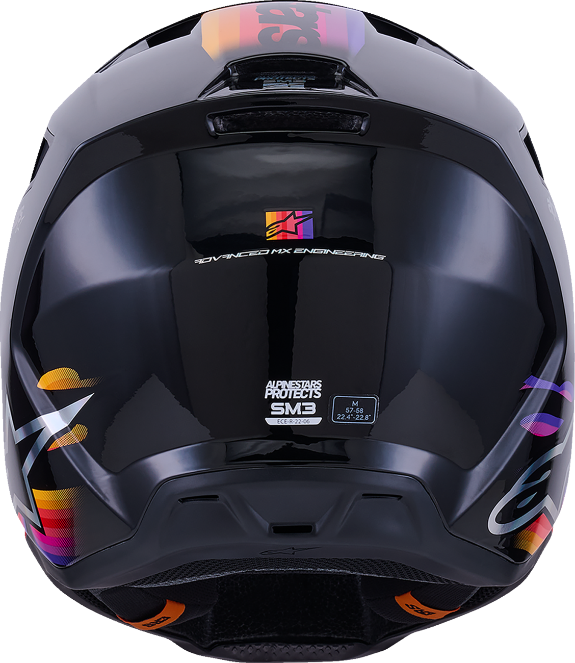 ALPINESTARS HELMET SM3 FORCE BLACK-GLOSS S 8301126-1180-S