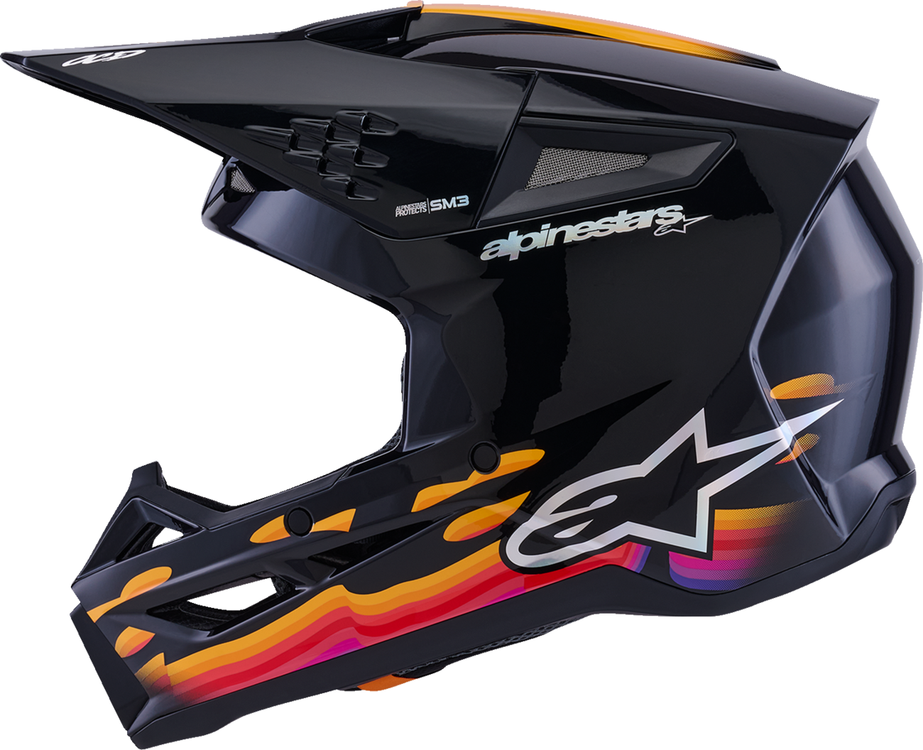 ALPINESTARS HELMET SM3 FORCE BLACK-GLOSS L 8301126-1180-L